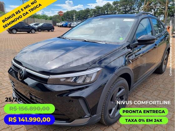 VOLKSWAGEN NIVUS 1.0 200 TSI TOTAL FLEX COMFORTLINE AUTOMÁTICO VOLKSWAGEN NIVUS 1.0 200 TSI TOTAL FLEX COMFORTLINE AUTOMÁTICO